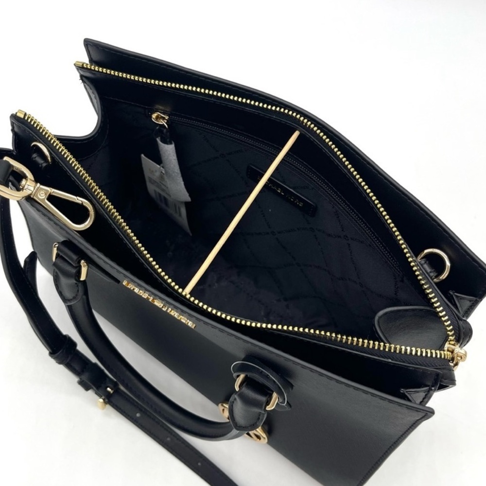 Michael Kors Sheila Medium Satchel Crossbody Bag & Trifold Wallet - Picture 11 of 12
